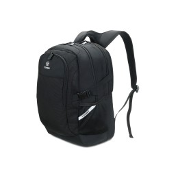 Рюкзак TORBER МЕГАПОЛИС с отделением для ноутбука 16", чёрный, полиэстер, 47 х 34 x 28 см