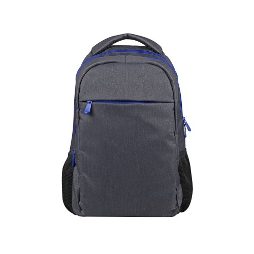 Рюкзак «Metropolitan», серый с синей молнией