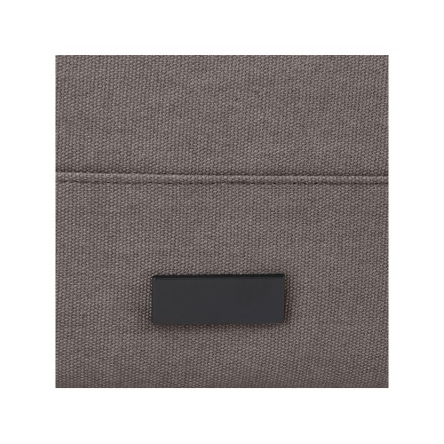 Рюкзак для 15-дюймового ноутбука Joey объемом 15 л из брезента, переработанного по стандарту GRS, со сворачивающимся верхом, серый