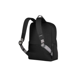 Рюкзак WENGER Motion 15.6", черный, нейлон, 31x17x42 см, 20 л