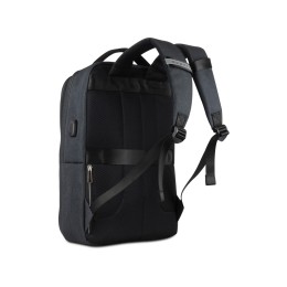 Рюкзак мужской BUGATTI СЕРА | SERA 15'', антрацитовый, полиэстер, 32х12х46 см, 16 л