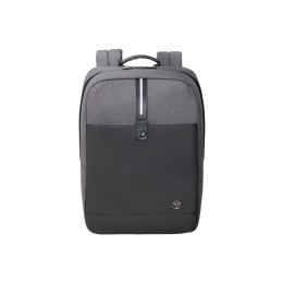 Рюкзак TORBER ВЕКТОР с отделением для ноутбука 14,1", черный/серый, нейлон, 32 х 10 х 43 см, 13л