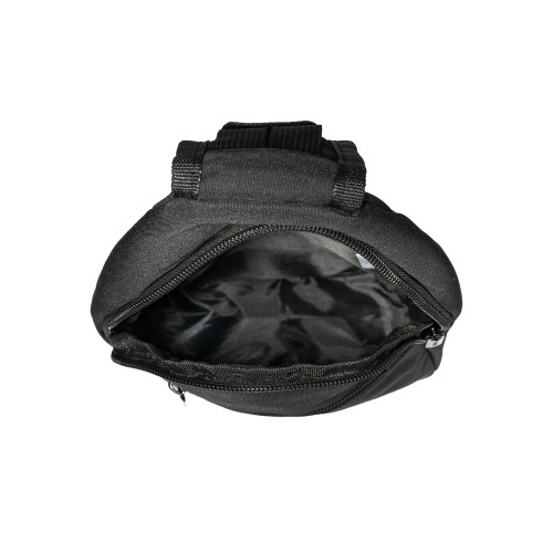 Рюкзак TORBER с одним плечевым ремнем, чёрный, полиэстер 300D, 33 х 17 х 6 см