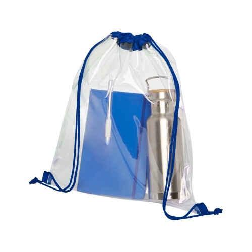 Рюкзак "Lancaster", прозрачный/синий