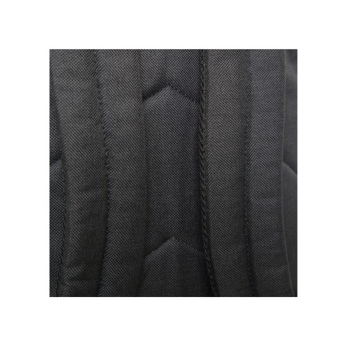 Рюкзак TORBER ГРАФФИТИ, черный с карманом коричневого цвета, полиэстер меланж, 42 х 29 x 19 см