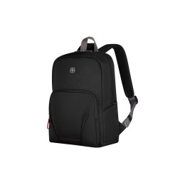 Рюкзак WENGER Motion 15.6", черный, нейлон, 31x17x42 см, 20 л