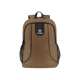 Рюкзак TORBER РАКЕТА с отделением для ноутбука 15,6", коричневый, полиэстер 600D, 46 х 30 x 13