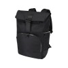 Рюкзак Rhine 15” GRS со сворачивающимся верхом на 18 л из материала, переработанного по стандарту GRS, сплошной черный