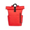Рюкзак Byron 15,6" объемом 18 л со скручиваемым верхом, изготовленный из переработанного ПЭТ по стандарту GRS, красный