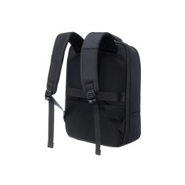 Рюкзак TORBER ВОЯЖ c отделением для ноутбука 17'', черный, полиэстер 900D, 31х17х44 см, 18 л