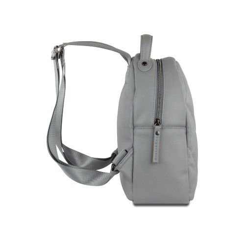 Рюкзак женский BUGATTI КАРА | CARA, серый, полиуретан, 25,5х11х27,5 см, 7 л