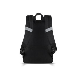 Рюкзак BUGATTI БЛАНК ОБЛЕГЧЕННАЯ | BLANC DELIGHT, чёрный, нейлон RPET600D/тарпаулин/полиэстер, 32х15х45 см, 20 л