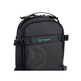 Рюкзак на одно плечо TORBER ЭКСТРИМ, чёрный, 20 х 8 х 31 см, 5л