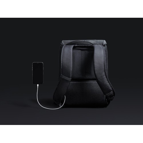 Водостойкий антикражный рюкзак Clickpack для ноутбука 15.6", черный