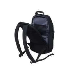 Рюкзак TORBER ВЕКТОР с отделением для ноутбука 14,1'', черный, нейлон, 30 x 10 x 44 см, 11 л