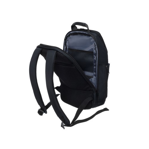 Рюкзак TORBER ВЕКТОР с отделением для ноутбука 14,1'', черный, нейлон, 30 x 10 x 44 см, 11 л