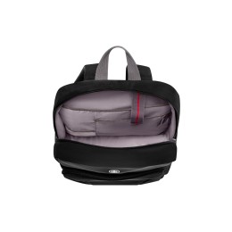 Рюкзак WENGER Motion 15.6", черный, нейлон, 31x17x42 см, 20 л
