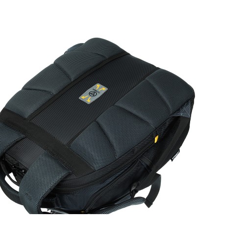 Рюкзак TORBER МЕГАПОЛИС с отделением для ноутбука 15.6", чёрный/серый, полиэстер, 35,5 х 23 х 45 см