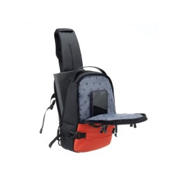 Рюкзак на одно плечо TORBER ЭКСТРИМ, оранжевый/чёрный, 20 х 8 х 31 см, 5л