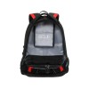 Рюкзак TORBER РАКЕТА с отделением для ноутбука 15", черный/красный, полиэстер, 33х19х45 см, 28 л