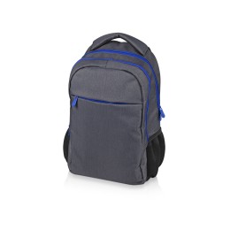 Рюкзак «Metropolitan», серый с синей молнией