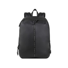 Рюкзак BUGATTI БЛАНК | BLANC 15'', чёрный, тарпаулин/полиэстер, 32х15,5х45 см