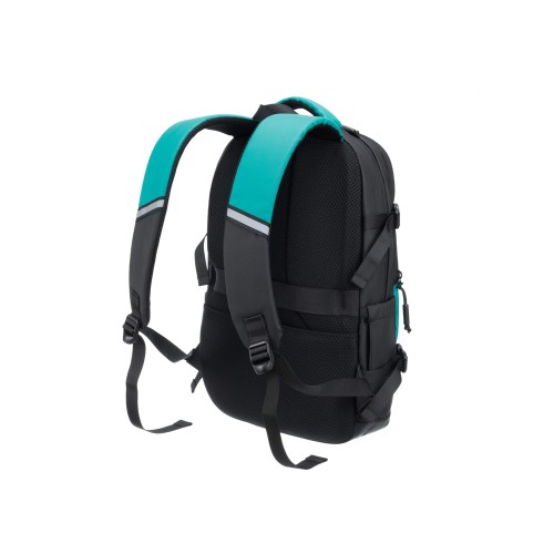 Рюкзак спортивный TORBER ЭКСТРИМ 18", зелёный/чёрный, 31 х 12 х 46 см, 17л