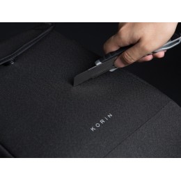 Водостойкий антикражный рюкзак Clickpack для ноутбука 15.6", черный