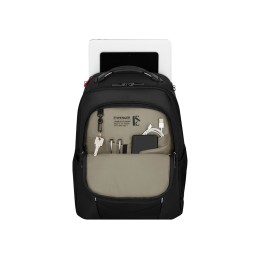 Рюкзак WENGER ALTAIR 15.6", черный, переработанный ПЭТ/Полиэстер, 32х21х44 см, 22 л.