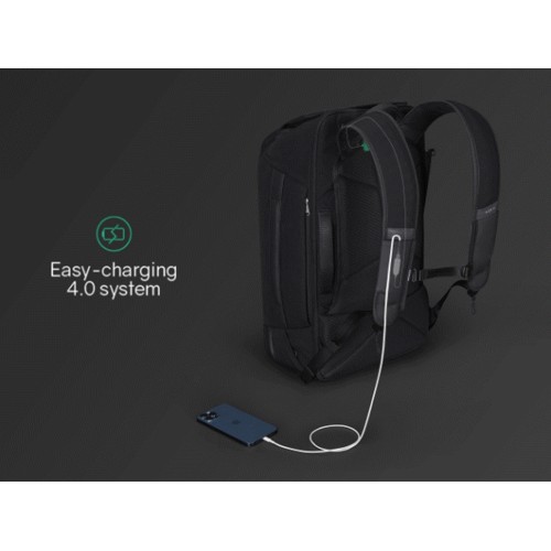 Антикражный рюкзак-трансформер Clickpack Travlo для ноутбука 16", черный