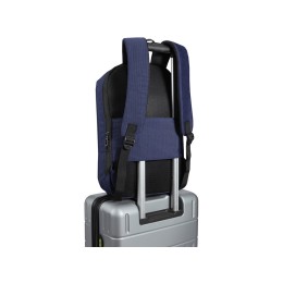 Рюкзак Luma для ноутбука с диагональю экрана 15 дюймов с защитой от кражи объемом 10 л из материала, переработанного по стандарту GRS - Синий Navy