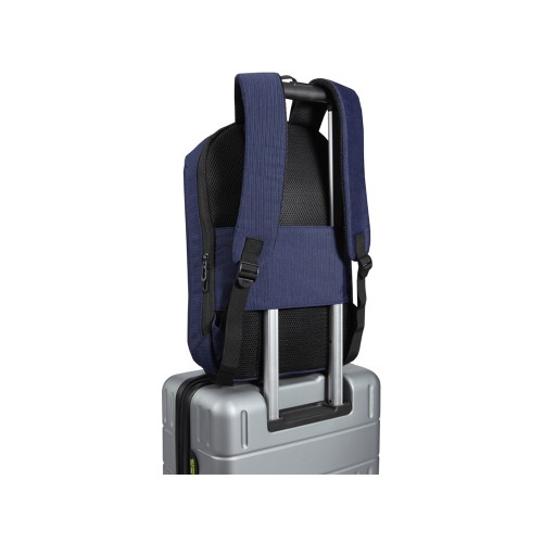 Рюкзак Luma для ноутбука с диагональю экрана 15 дюймов с защитой от кражи объемом 10 л из материала, переработанного по стандарту GRS - Синий Navy