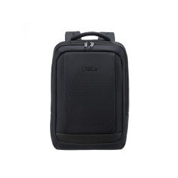 Рюкзак TORBER ВОЯЖ c отделением для ноутбука 17'', черный, полиэстер 900D, 31х17х44 см, 18 л