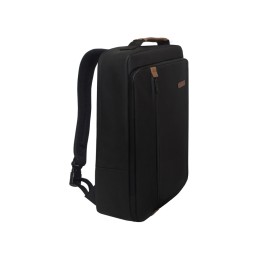 Рюкзак TORBER ВЕКТОР с отделением для ноутбука 15,6", черный, нейлон, 42 х 30 x 13 см