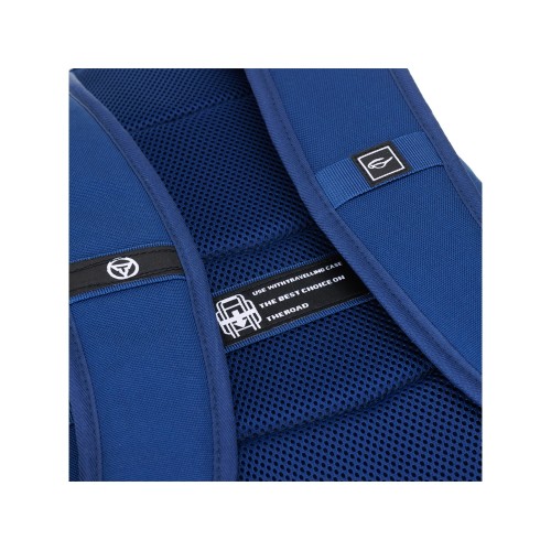 Рюкзак TORBER ПРОРЫВ с отделением для ноутбука 15.6", темно-синий, полиэстер, 46.5х32.5х15.5 см, 24 л