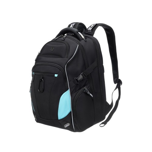 Рюкзак TORBER ПРОРЫВ с отделением для ноутбука 15", чёрный, полиэстер 900D, 34x22x46 см, 34л