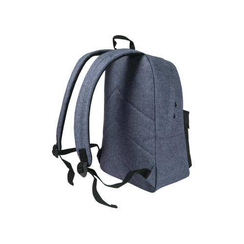 Рюкзак TORBER ГРАФФИТИ, серый с карманом черного цвета, полиэстер меланж, 42 х 29 x 19 см