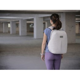 Рюкзак с защитой от краж "Phantom Mini", белый