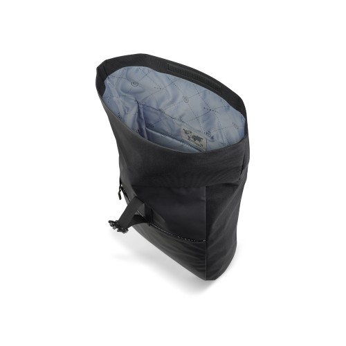 Рюкзак BUGATTI БЛАНК ОБЛЕГЧЕННАЯ | BLANC DELIGHT, чёрный, нейлон RPET600D/тарпаулин/полиэстер, 41х13х46 см, 15 л