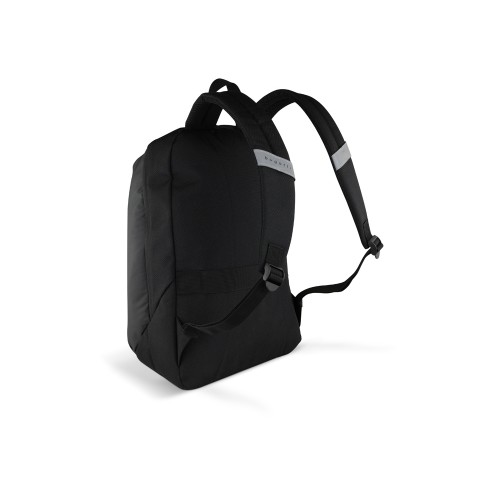Рюкзак BUGATTI БЛАНК ОБЛЕГЧЕННАЯ | BLANC DELIGHT, чёрный, нейлон RPET600D/тарпаулин/полиэстер, 32х15х45 см, 20 л