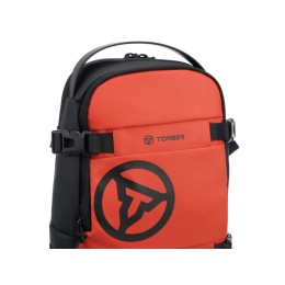 Рюкзак на одно плечо TORBER ЭКСТРИМ, оранжевый/чёрный, 20 х 8 х 31 см, 5л