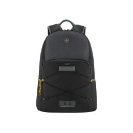 Рюкзак WENGER Trayl 15.6", чёрный, переработанный ПЭТ, 34 x 20 x 45 см, 22 л.