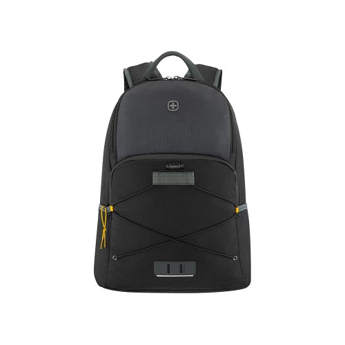 Рюкзак WENGER Trayl 15.6", чёрный, переработанный ПЭТ, 34 x 20 x 45 см, 22 л.