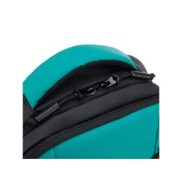 Рюкзак спортивный TORBER ЭКСТРИМ 18", зелёный/чёрный, 31 х 12 х 46 см, 17л