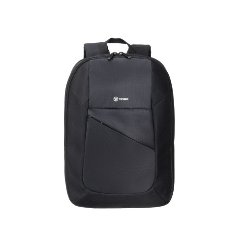 Рюкзак TORBER ВЕКТОР с отделением для ноутбука 15,6'', черный, нейлон, 29 x 8 x 43 см, 10л