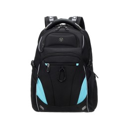 Рюкзак TORBER ПРОРЫВ с отделением для ноутбука 15", чёрный, полиэстер 900D, 34x22x46 см, 34л