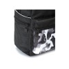 Рюкзак TORBER ГРАФФИТИ, серый с карманом черно-белого цвета, полиэстер, 44 х 31 х 18 см