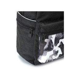 Рюкзак TORBER ГРАФФИТИ, серый с карманом черно-белого цвета, полиэстер, 44 х 31 х 18 см