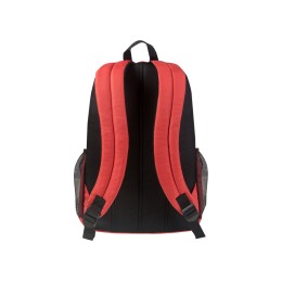 Рюкзак TORBER РАКЕТА с отделением для ноутбука 15,6", красный, полиэстер 600D, 46 х 30 x 13 см