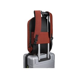 Рюкзак Luma для ноутбука с диагональю экрана 15 дюймов с защитой от кражи объемом 10 л из материала, переработанного по стандарту GRS - Brick